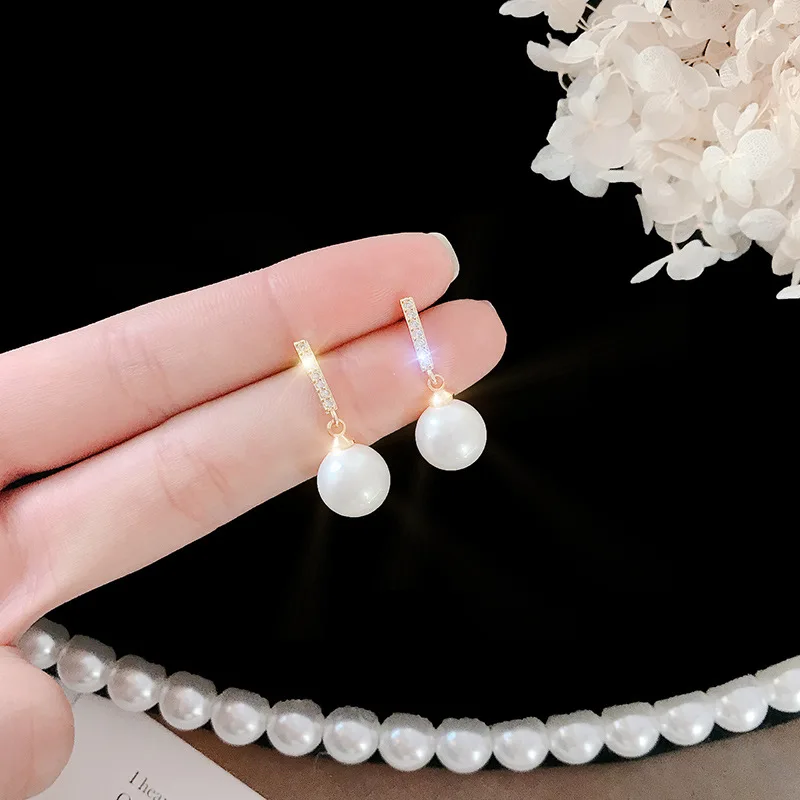 

Женские серьги-гвоздики из серебра 925 пробы, с жемчугом