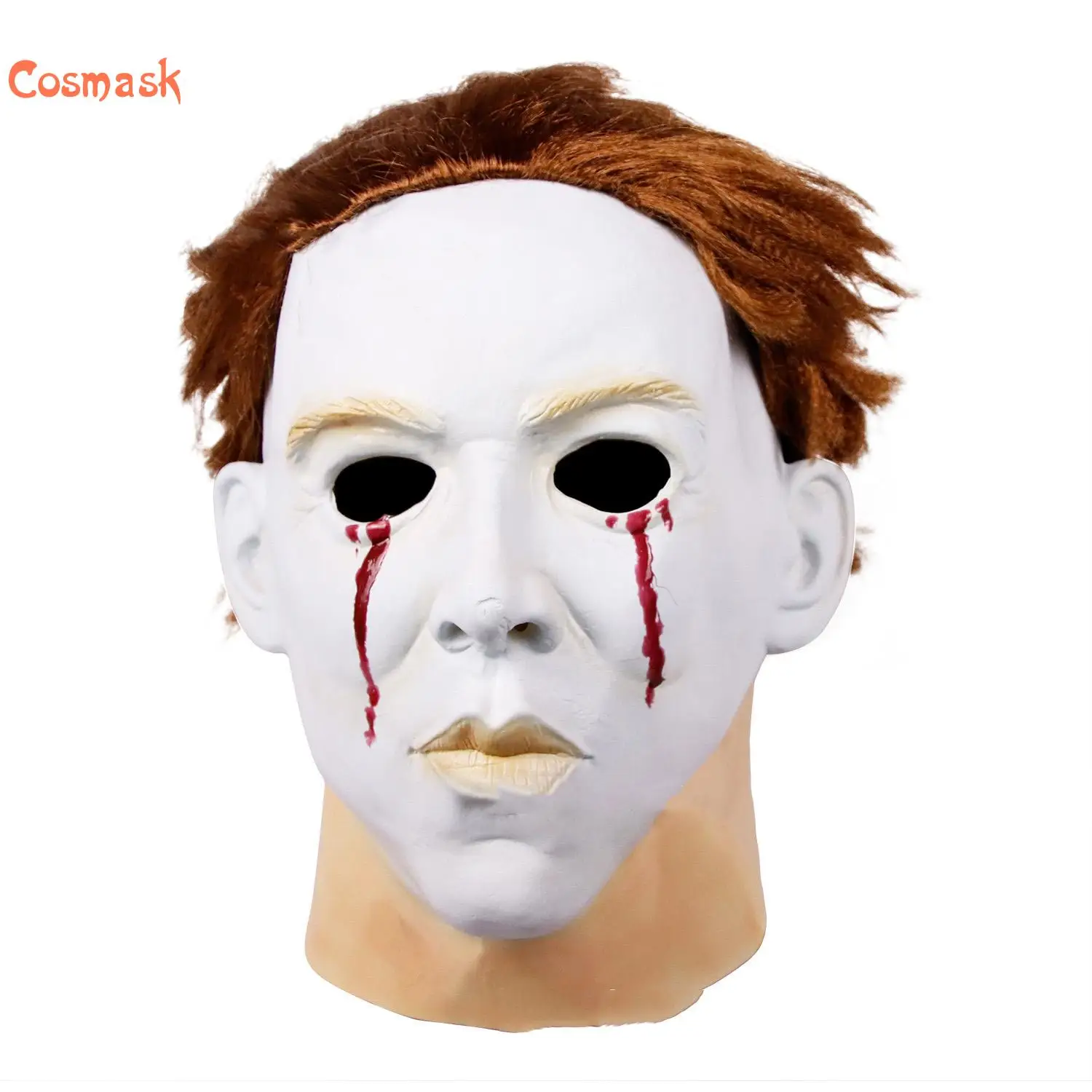 Косплей-маска Cosmask на Хэллоуин кровавая маска Майерса ужасная взрослая латексная