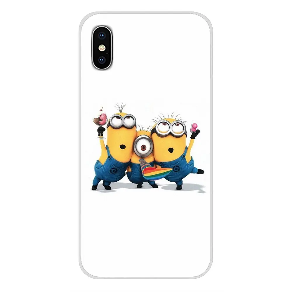 images 2 Для huawei G7 G8 P7 P8 P9 P10 P20 P30 Lite Mini Pro P Smart плюс прозрачная задняя крышка из ТПУ чехла Gru футболка с миньонами для детей; D меня - Цвет: images 2