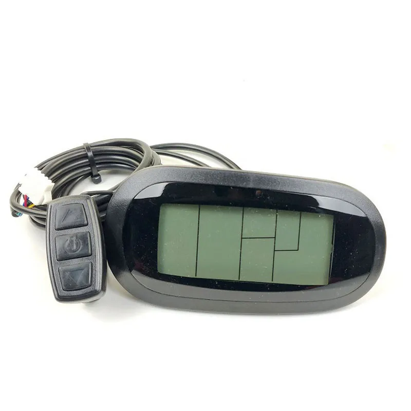 

Electric Bike Accessories Bicycle Meter Display Control Panel with Installation Accessories Electric Bike 24V 36V 48V KT- LCD6