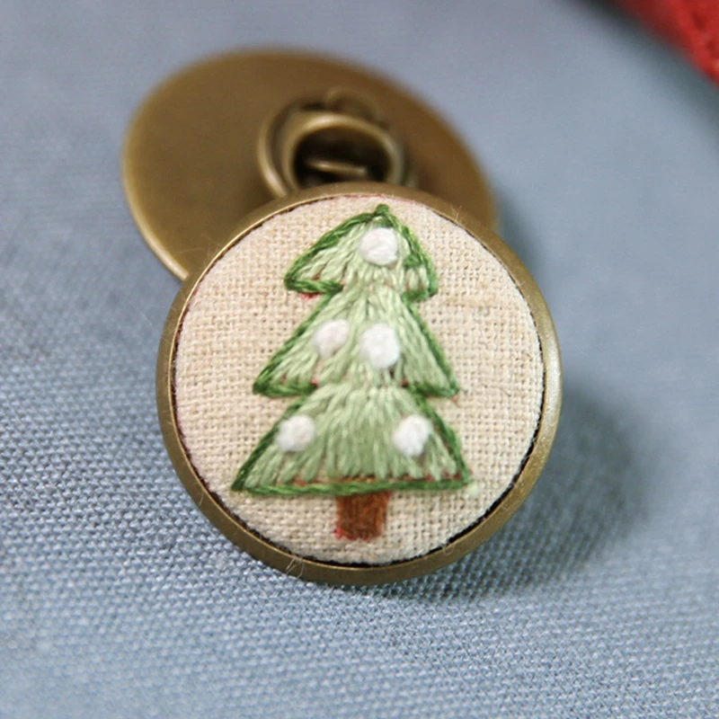 2 шт./лот DIY вышивка значок брошь для мужчин и женщин легкая в отделке лента