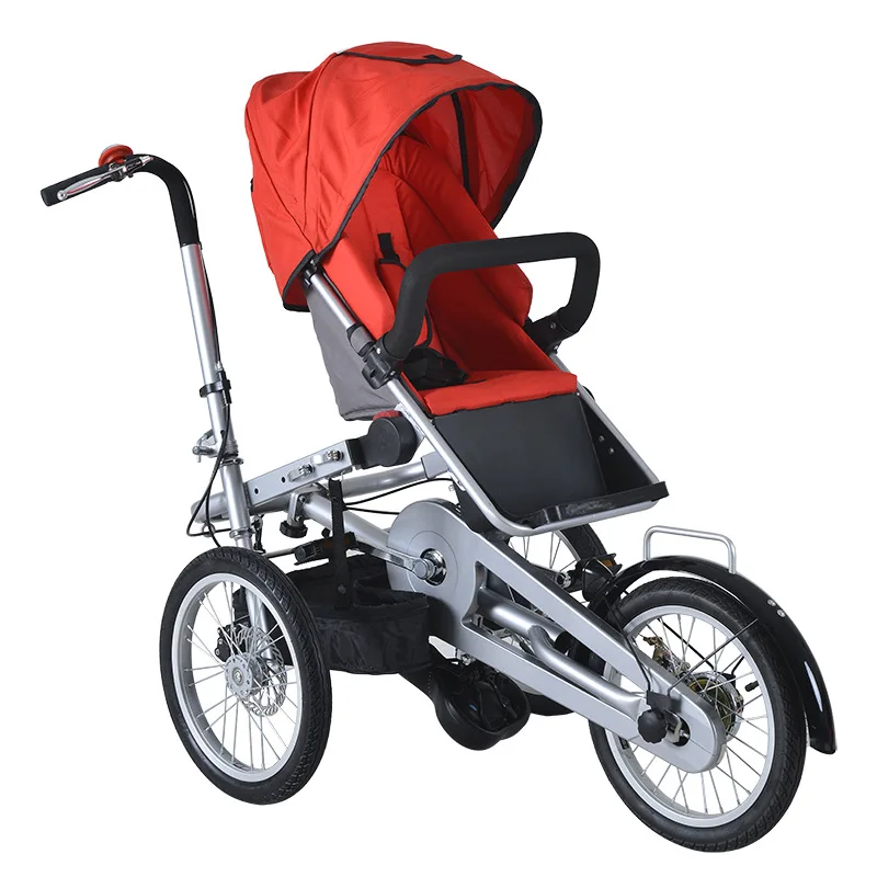 Двойная детская коляска taga twins nucia для мамы трехколесный велосипед|stroller bike|twin baby