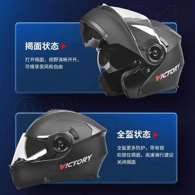 ABS Motorcycle Full Face Helmet Unisex Adult Uncovered Helmet Four Seasons For Motocross Electric Cars Motorcycle accessrioes enlarge