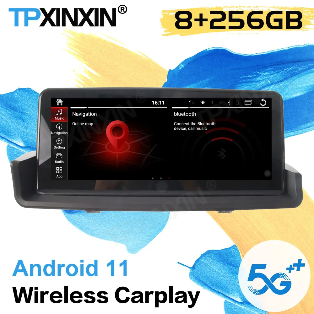 256G Carplay Radio Receiver Android11 Auto For BMW 3 E90 E60 CCC CIC 2009 2010 2011 2012 Audio Stereo GPS Video Player Head Unit 256G Carplay Radio Receiver Android11 Auto For BMW 3 E90 E60 CCC CIC 2009 2010 2011 2012 Audio Stereo GPS Video Player Head Unit