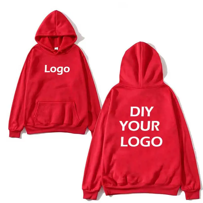 Собственный дизайн толстовки с капюшоном принтом логотипа на заказ спортивная