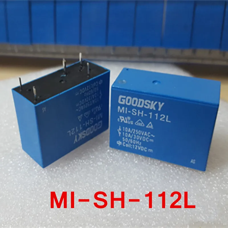 2 шт./лот реле мощности Φ 12V 10A 250VAC/30VDC 5pin.