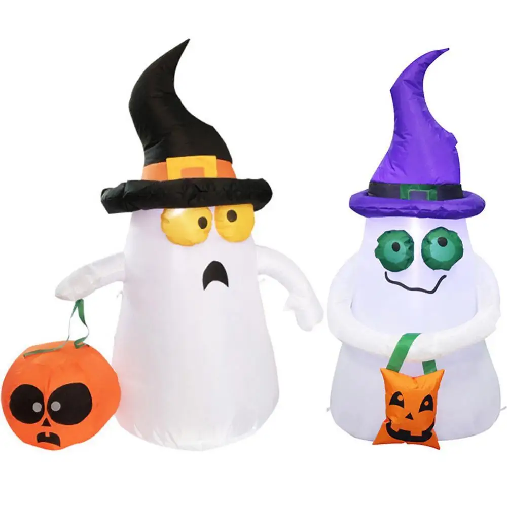 

Inflatable Halloween Funny Ghost Pumpkin LED Light Outdoor Yard Garden Festival Decoration
