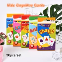 baby toys montessori cognitive cards toy for kids learning education fruitanimaltimelettershape cards books educational toys