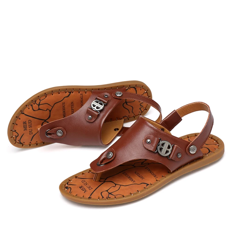 Новинка 2021 года Мужская обувь высокого качества Летние крутые пляжные сандалии