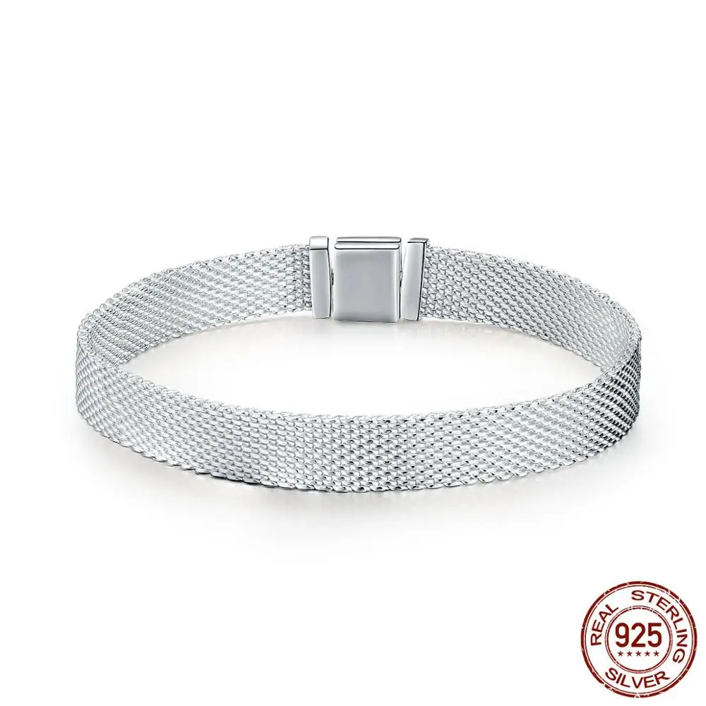 Rebeke fit Pandora reflexions браслет шармы бусины подлинные 925 наручные часы из стерлингового серебра ювелирные изделия из бисера Изготовление diy подарок