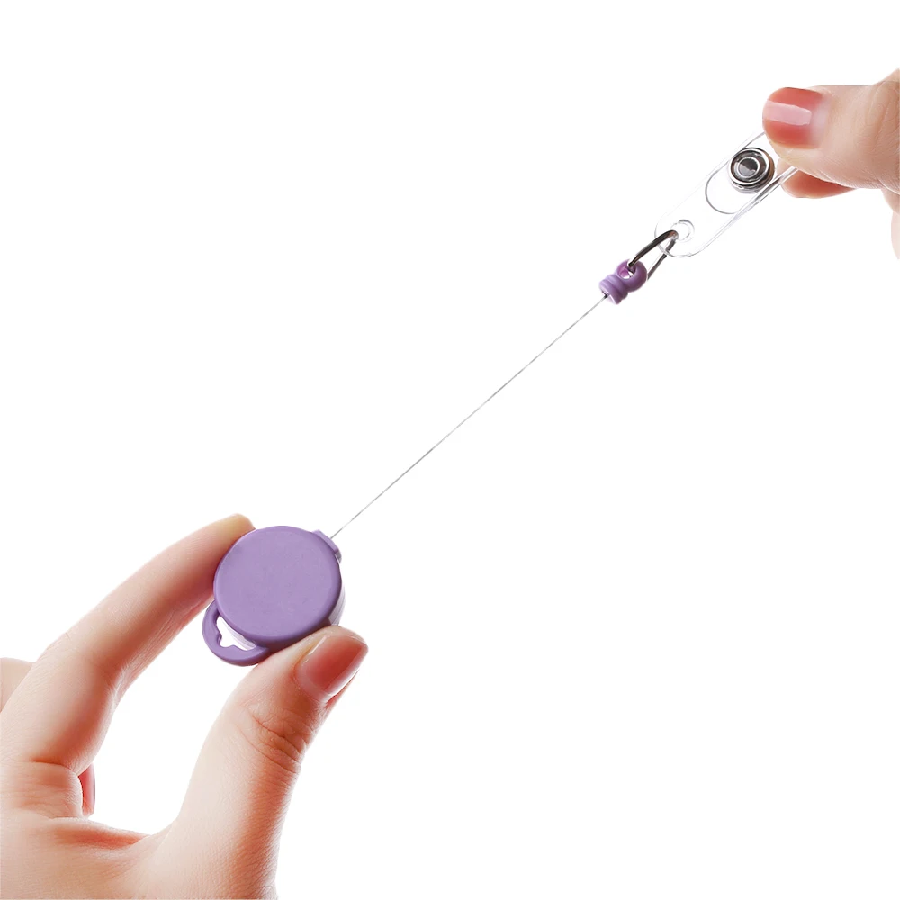 1 шт. выдвижной значок шнур для ID Имя карта метка держатели брелок клипсы школьные