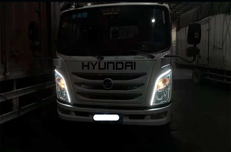 OKEEN 24 В гибкий универсальный грузовик led DRL Дневной ходовой светильник с потоками указатель поворота светильник s для грузовика автомобильный светильник s водонепроницаемый