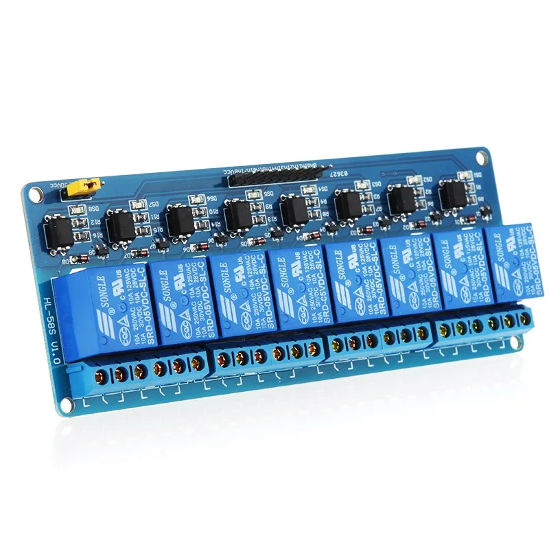 Релейный модуль 8 каналов 5 в активная низкая релейная плата модуля для Arduino PIC AVR MCU