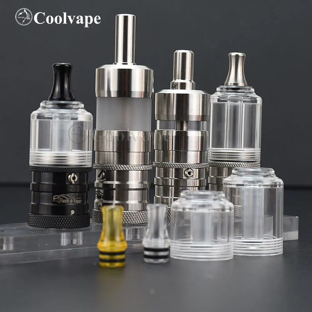 SteamTuners bellcape pc материал bellcap для YFTK Flash e Vapor V4.5 RTA sxk V4.5S + MTL распылитель 316ss 23