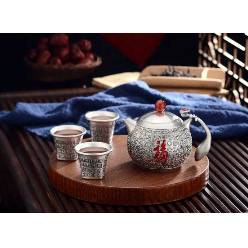 Чайник из серебра 999 пробы 250 мл