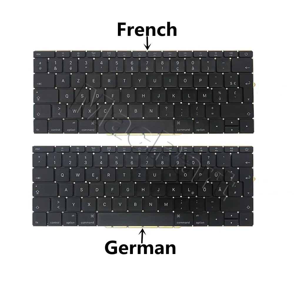 Оригинальная клавиатура для Macbook Pro A1708 американская английская французская