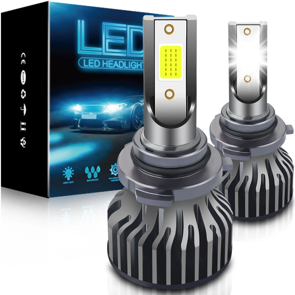 H1 H7 LED Headlight Bulb 16000LM 72W H8 H9 H11 Car headlamp Mini Canbus 4300K 6000K 8000K Auto Fog Light 9005 9006 HB4 9012 5202