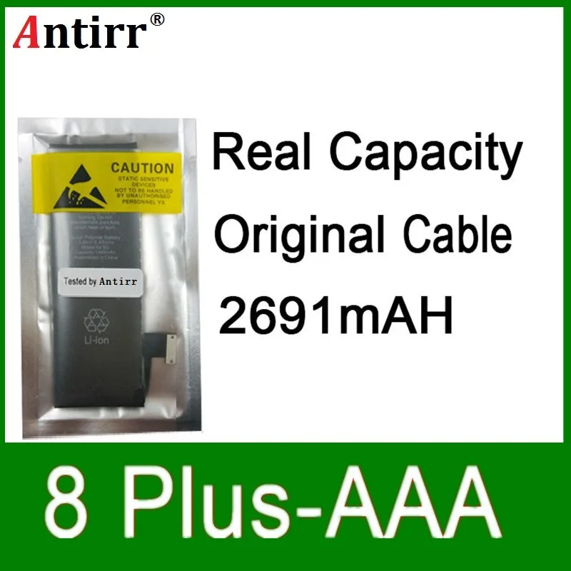 Китайская Защитная плата с реальной емкостью 10 шт./лот батарея 2691 мАч 3 7 в для iPhone
