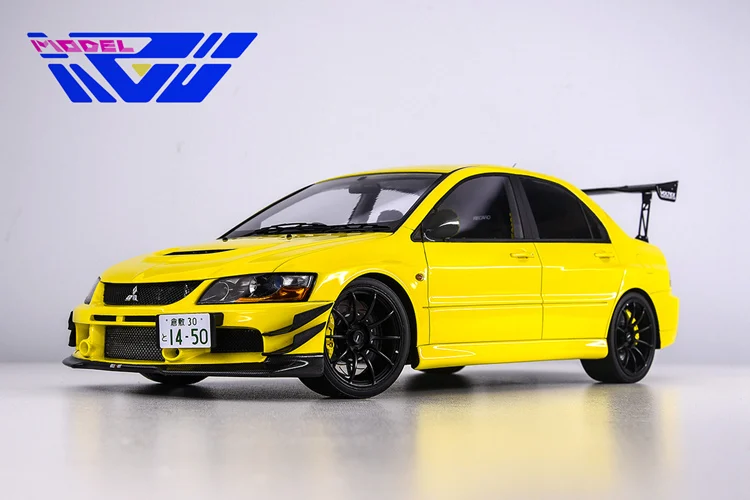 

AGU 1:18 Mitsubishi Lancer Evolution IX EVO 9 JDM установка ограниченный выпуск смолы Металл литье модель Гонки статические игрушки