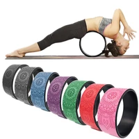 yoga wheel backbend artifact flexibility training shoulder stretch open back professional pilates circle beginner gym equipment