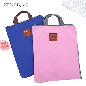 XZXBBAG оксфордская ткань, многофункциональный портфель на молнии, портативный студенческий портфель для документов, женские и мужские рабочие деловые сумки, сумка на молнии