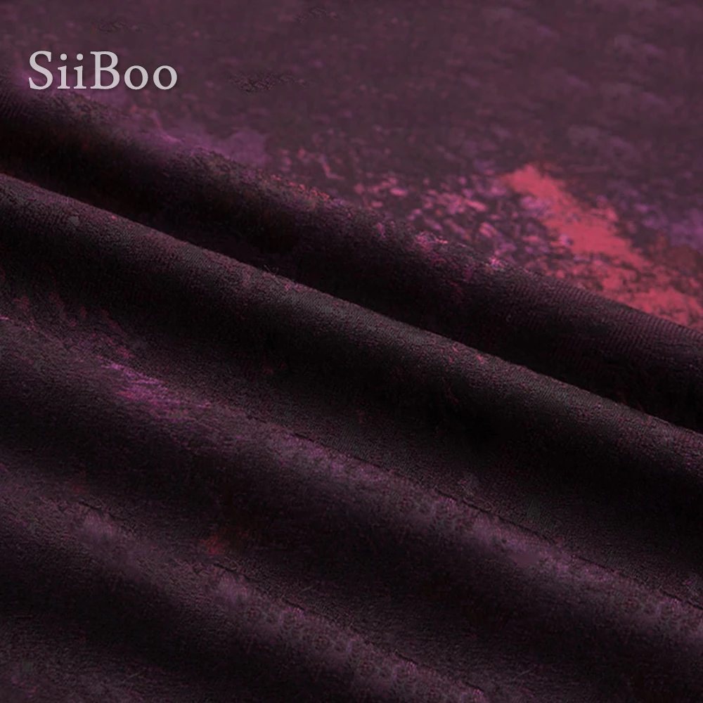 Жаккардовая шерстяная ткань в американском стиле голубое красное звездное небо