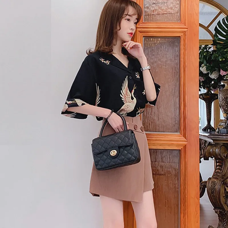 

Women Print Short Sleeve Blouses Shirts Summer Women Tops Harajuku Blouse Rk