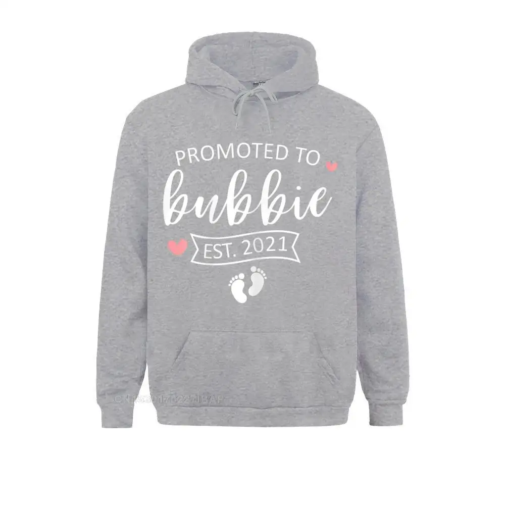 Womens Promoted to Bubbie Est 2022 Shirt Mother's day new Mom Sweatshirts Labor Day Hoodies Hot Sale Custom Hoods Leisure Men's |