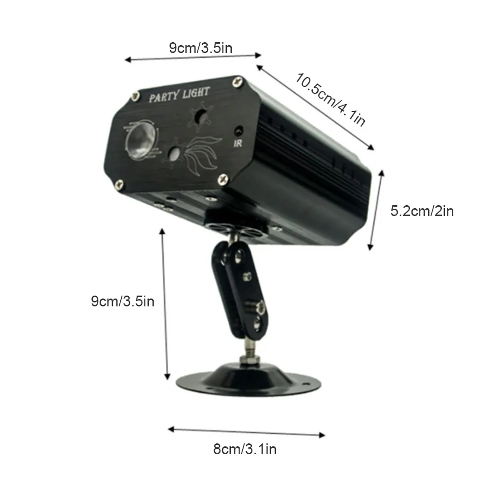 Голосовое управление СВЕТОДИОДНЫЙ диско праздничный ночной декоративный