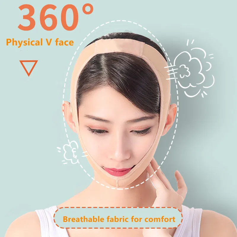 

V Face Lifting Facial Massager Facial Lifting And Firming Mask Bandage Shape Reduce Double Chin Anti-wrinkle Mask Facial Care