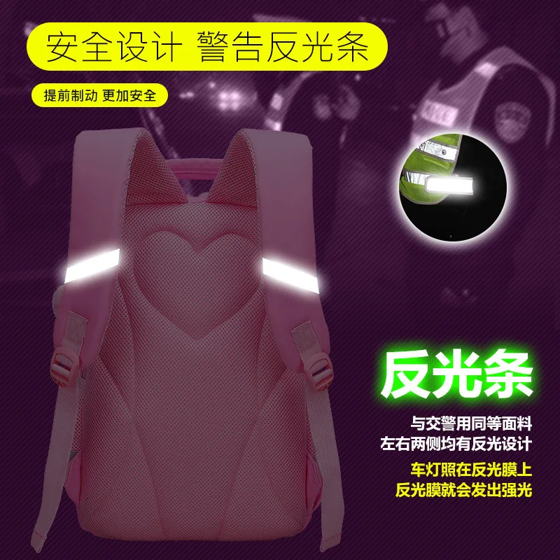 Children School Bags Girls Kids Satchel Primary school backpack princess Orthopedic Backpack schoolbag kids Mochila Infantil