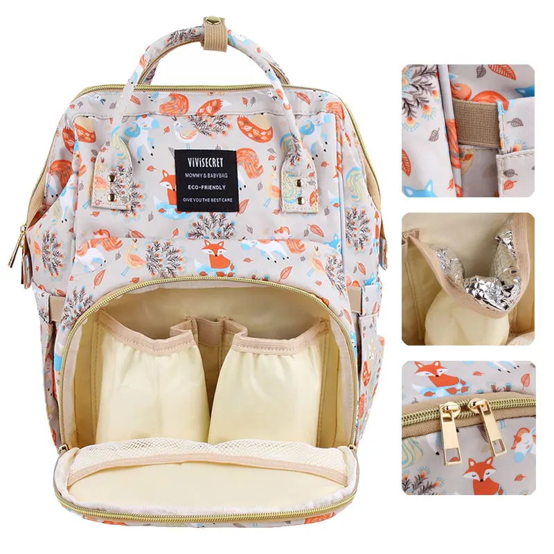 Водонепроницаемые сумки для мам с животным принтом сумка подгузников