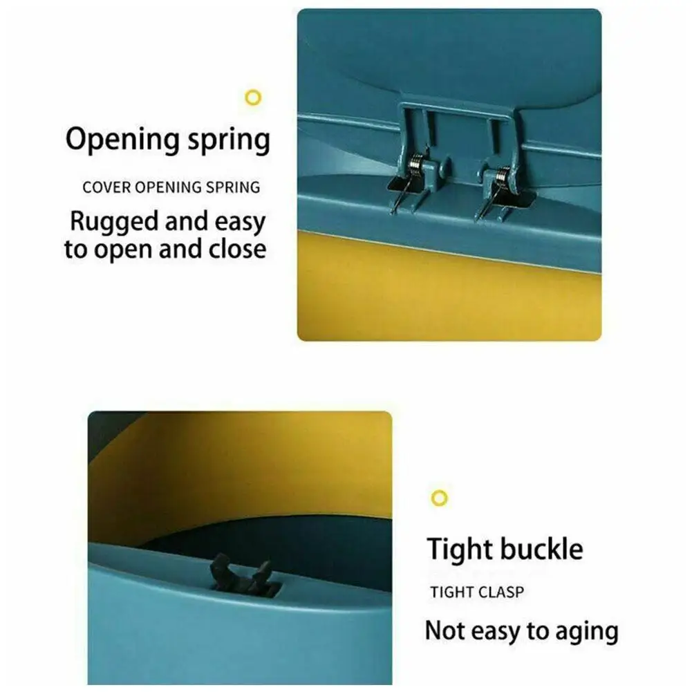 

Mini Desktop Multifunctional Trash Can Home Car Storage With Bucket Office Style Living Garbage Room Nordic Bin Accessories R8F4