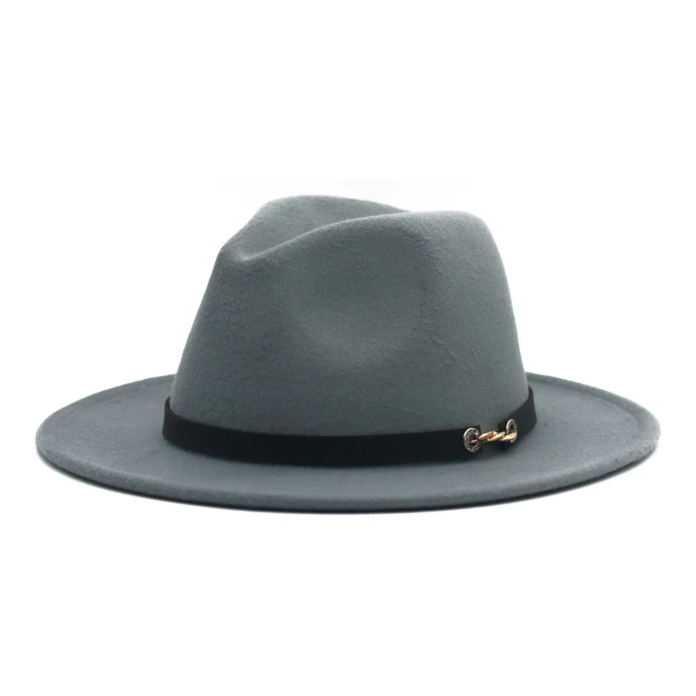 

ZLD New fashion men women Fedoras hat Retro gentleman Jazz cap ladies Faux wool felt hats classice Casual caps Autumn winter hat
