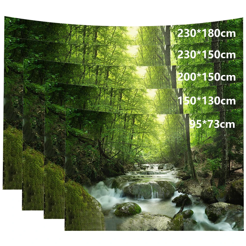 

Beautiful Natural Forest Printed Large Wall Tapestry Cheap Hippie Wall Hanging Bohemian Wall Tapestries Mandala Wall Art Decor