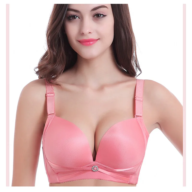 Super plus size 34-46 B C D E F cup push up bra for breast young girl women lace Lingerie great mother sexy ladies soft bh C3305 | Женская