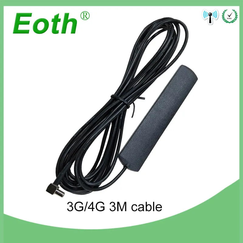Eoth 5pcs 3G 4G lte antenna 5dbi  ts9  Connector Plug antenne router 21cm ipex 1 SMA female pigtail Extension Cable