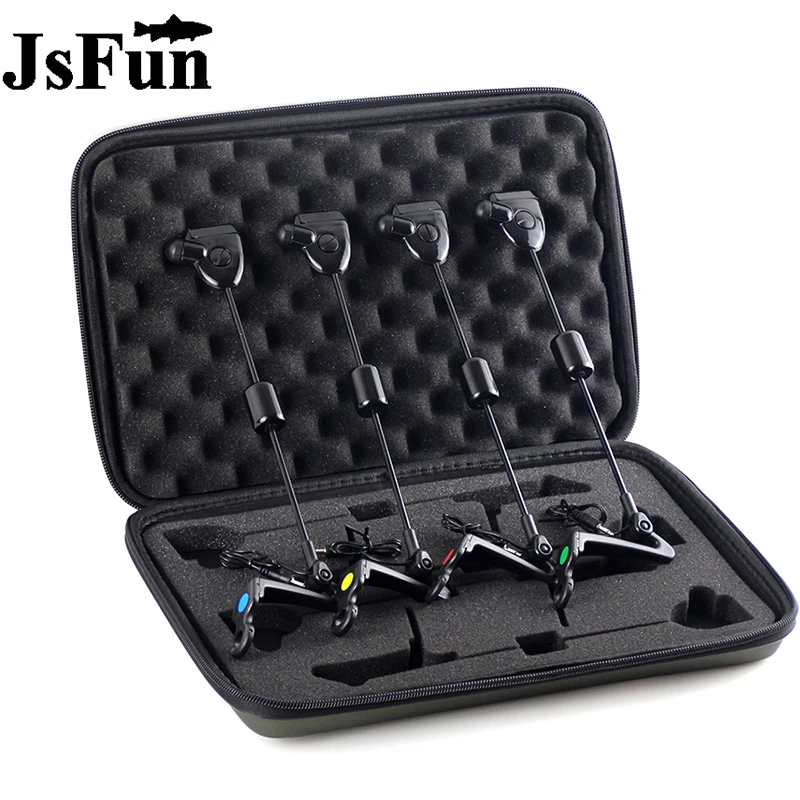 Рыболовный свингер набор свингера с сигнализацией клева светодиодный Вингер 4