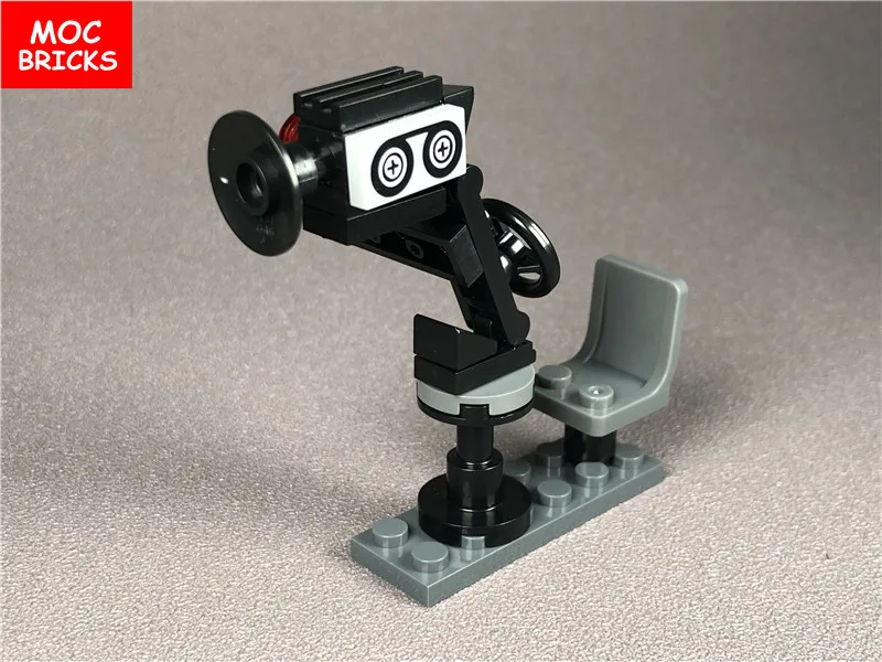 Продажа комплекта кубики MOC DIY TV Camera & Clapper Board кинорежиссера образовательные