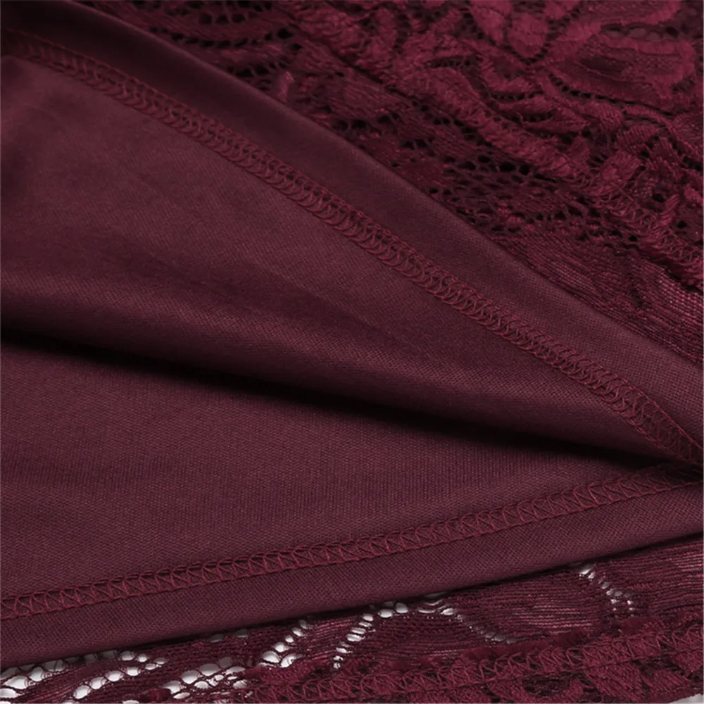 

2021 Summer Women Dress Lace Short Sleeve Vestido High Waist V-neck Party Dress A-line Gown Formal Knee Length New