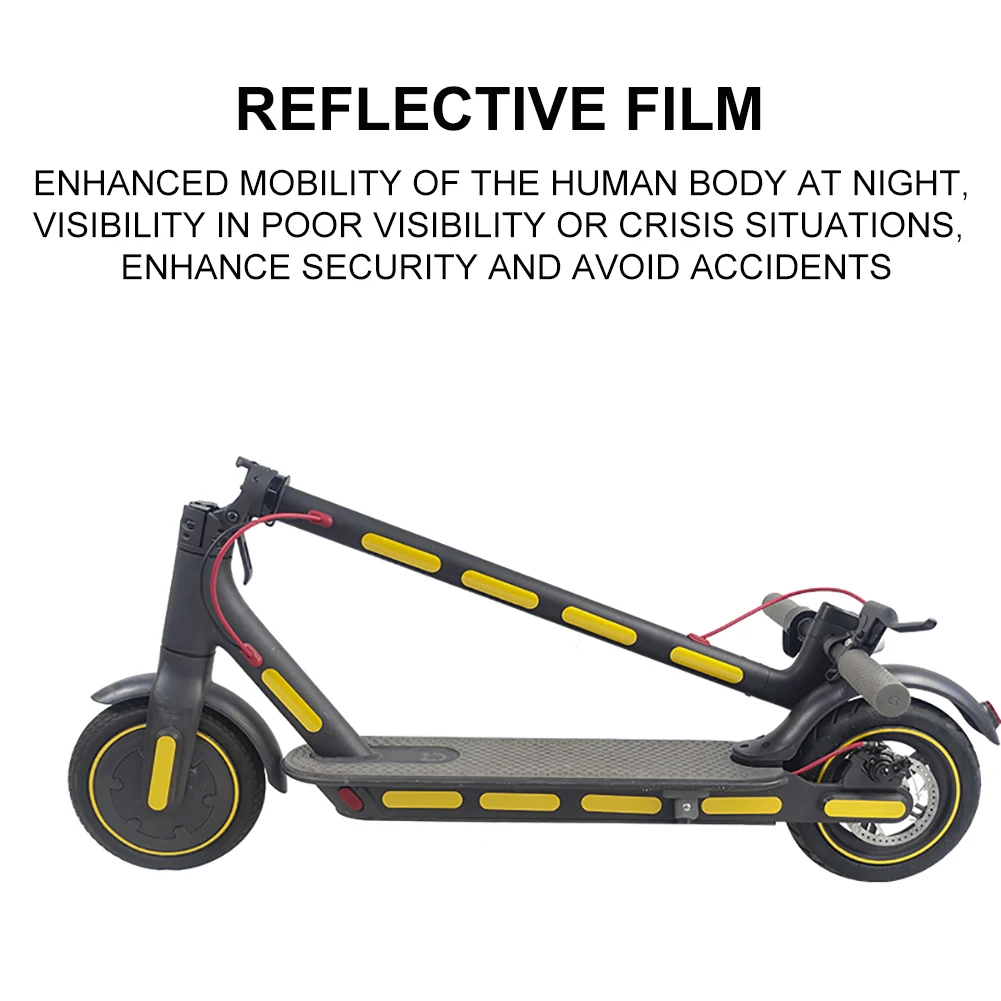 Светоотражающая наклейка для скутера предупреждающая полоса наклейки украшение