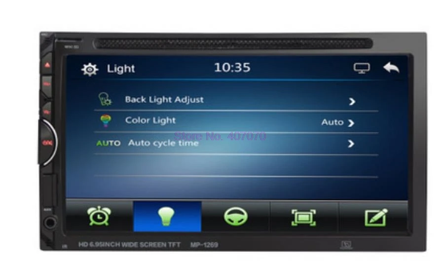 От DHL или Fedex 10 шт. 2Din автомобильный DVD-плеер Φ 7 '' сенсорный экран FM Bluetooth USB Aux