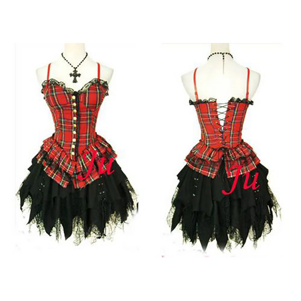 

fondcosplay hiphop Gothic Tripp Lolita Punk Fashion Outfit Dress Cosplay Costume Tailor-made[CK802]
