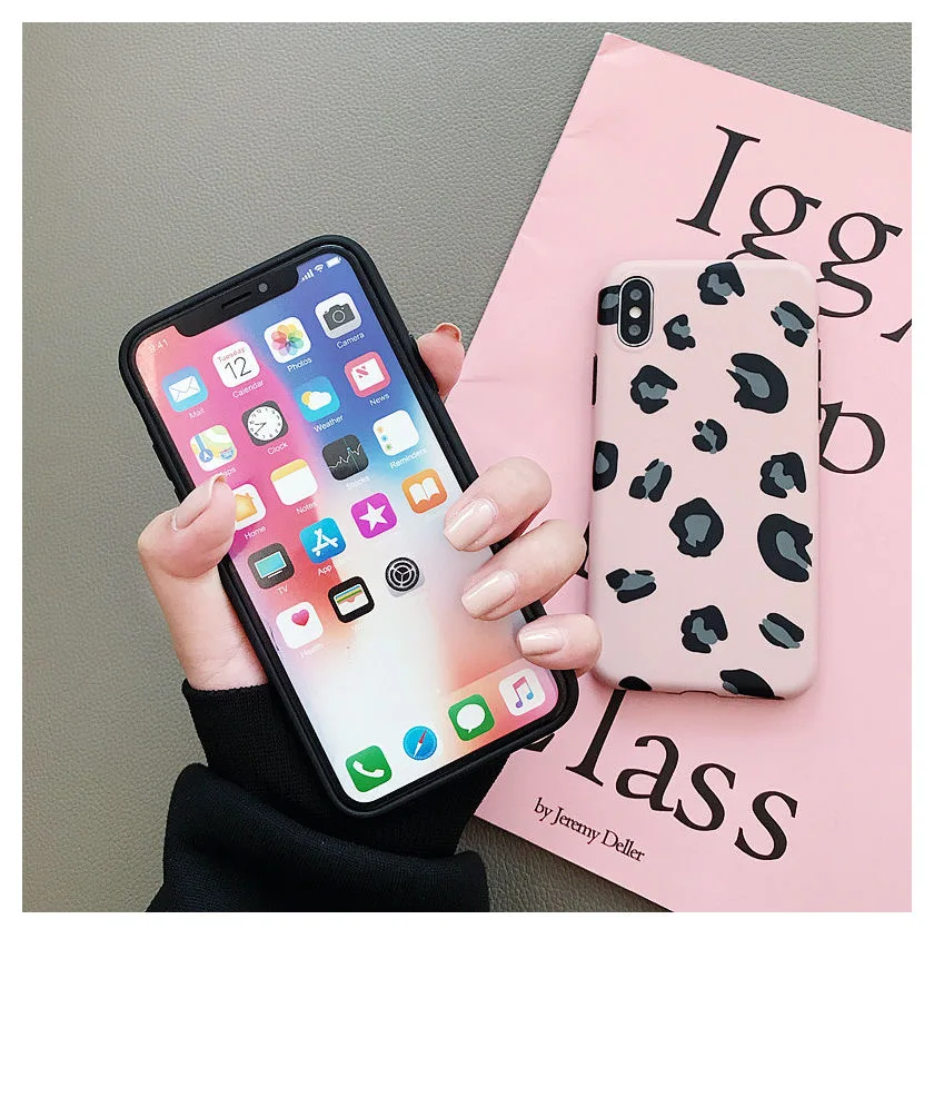 

Suitable foriphone11pro max mobile phone shell net red with the same leopard soft grain silicone cute female models anti-fall