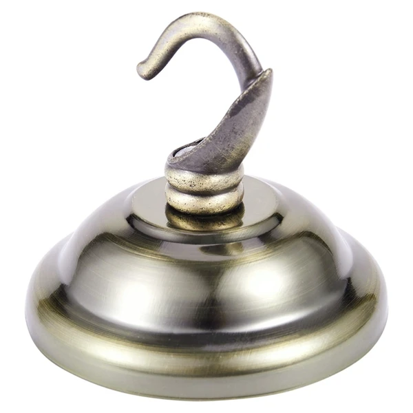 1 шт. Потолочная пластина с крюком для светильник люстра подвесной винтами медный