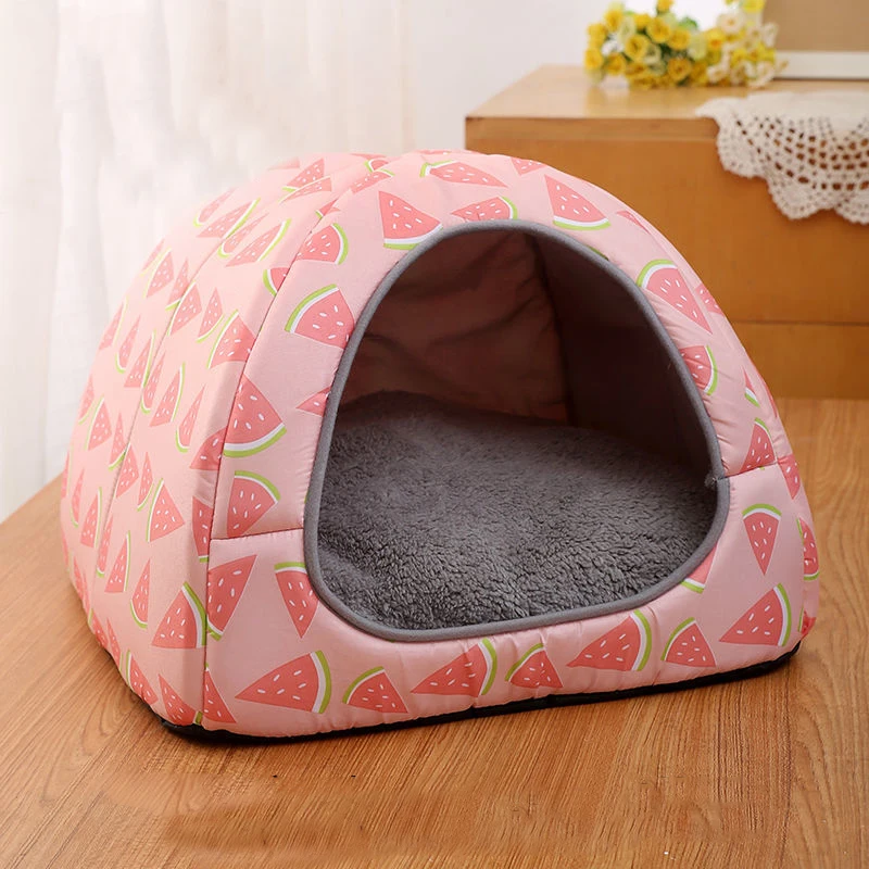 warm cat bed small dogs kittens house pet basket cushion cat sleeping pillow mat tent puppy lounger soft nest cave cats beds free global shipping