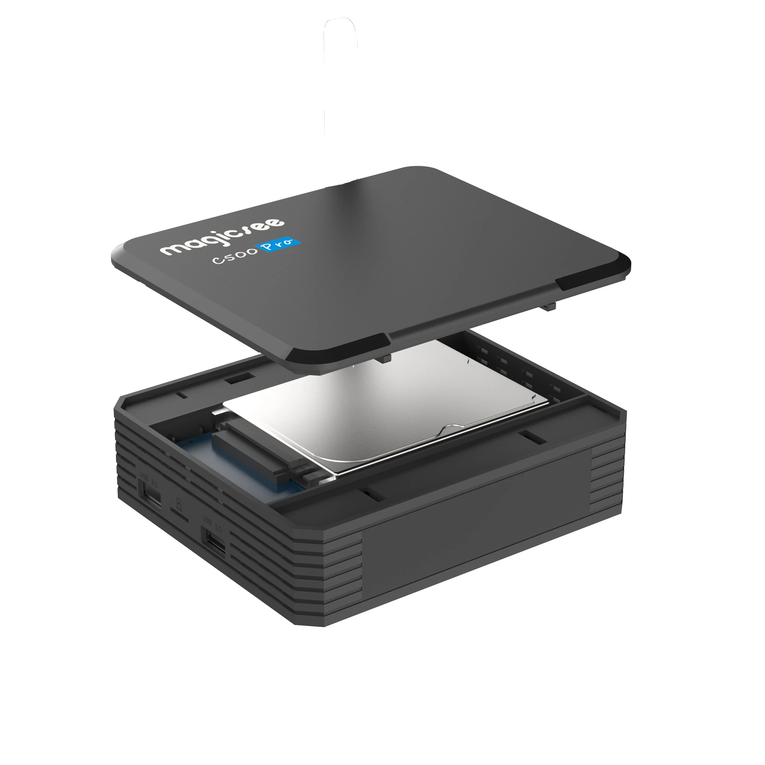 Magicsee c500 pro android tv box DVB S2X/S2 T2 Android 4k цифровой спутниковый ресивер s905x3 Tv Box VS Mecool K5