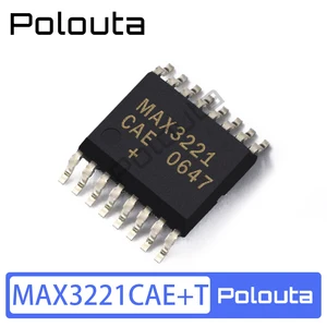 3 Pcs MAX3221CAE+T SSOP16 RS232 Transceiver Chip IC Electric Acoustic Components Kits Arduino Nano Integrated Circuit Polouta