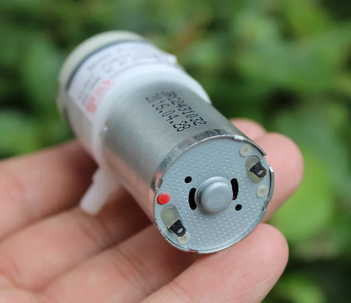 2 шт. DC 3V 3 7 v 4 5 V 6V Mini Mute 370 воздушный насос для воды Вакуумный Насос самовсасывающий