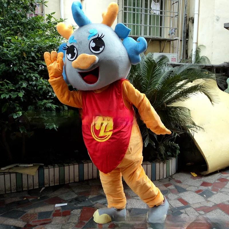 

Halloween Custom Dolls Costumes Cartoon Doll Costumes Small Fire Dragon Costumes Wholesale